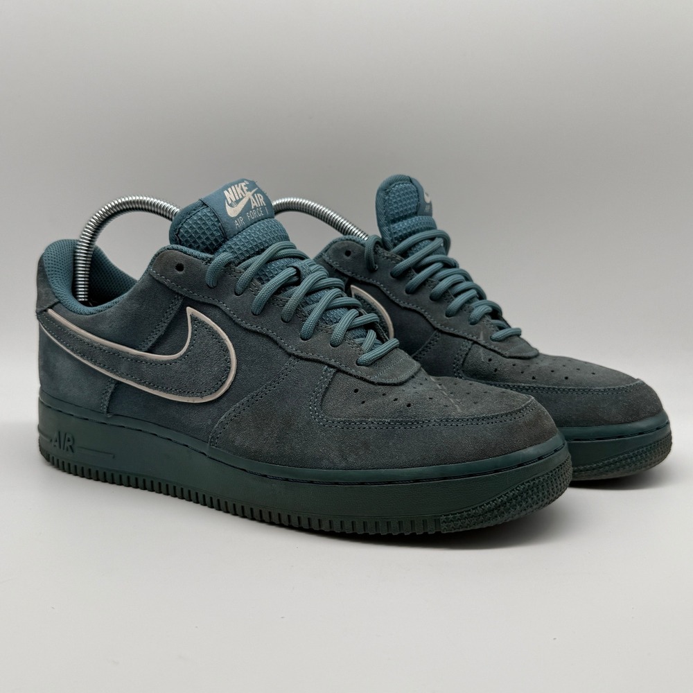Nike Air Force 1 07 LV8 Mens 8.5 Blue Suede Low Top AA1117-400